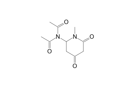 Acetamide, N-acetyl-N-(1-methyl-4,6-dioxopiperidin-2-yl)-