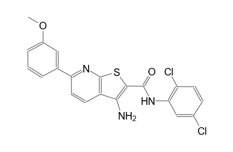 3-amino-N-(2,5-dichlorophenyl)-6-(3-methoxyphenyl)thieno[2,3-b]pyridine-2-carboxamide