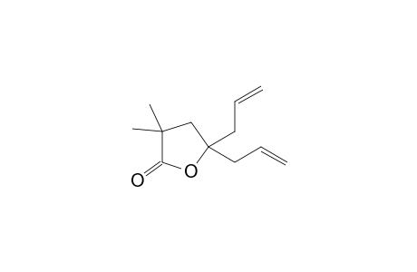 3,3-Dimethyl-5,5-bis(prop-2-enyl)-2-oxolanone