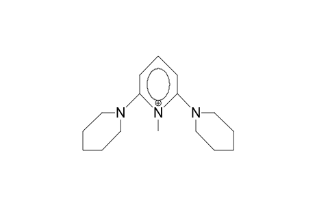 N-Methyl-2,6-dipiperidino-pyridinium cation