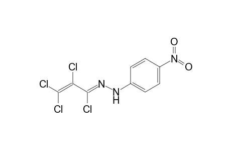 (1Z)-2,3,3-trichloro-N-(4-nitrophenyl)-2-propenehydrazonoyl chloride