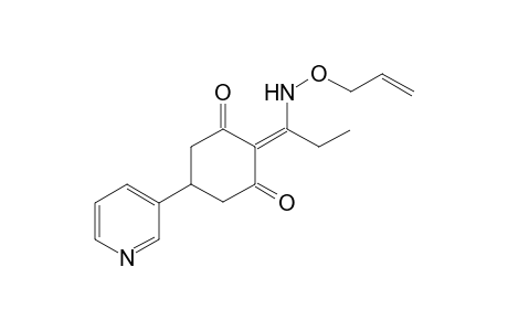1,3-Cyclohexanedione, 2-[1-[(2-propenyloxy)amino]propylidene]-5-(3-pyridinyl)-