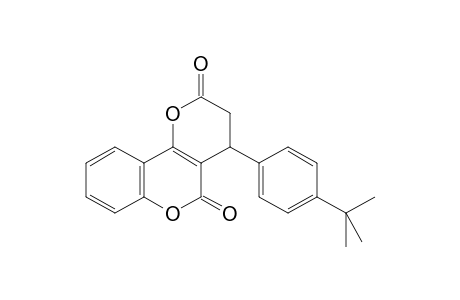 2H,5H-Pyrano[3,2-c][1]benzopyran-2,5-dione, 4-[4-(1,1-dimethylethyl)phenyl]-3,4-dihydro-