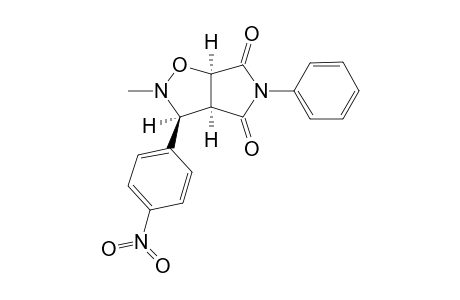 (3S,3aS,6aR)-2-methyl-3-(4-nitrophenyl)-5-phenyl-3a,6a-dihydro-3H-pyrrolo[3,4-d]isoxazole-4,6-dione