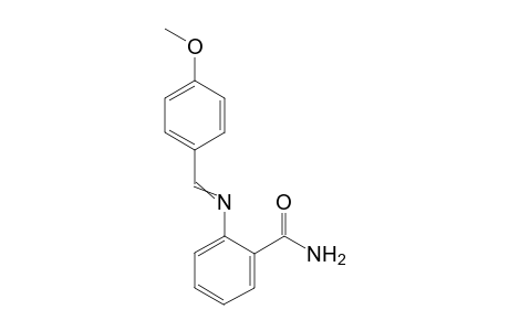 2-{[(4-Methoxyphenyl)methylene]amino}benzamide