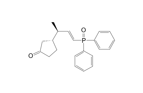 Cyclopentanone, 3-[3-(diphenylphosphinyl)-1-methyl-2-propenyl]-, [R*,R*-(E)]-(.+-.)-