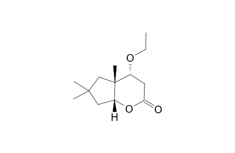 3-Ethoxy-4a,6,6-trimethyl-(hexahydro)cyclopenta[b]pyran-2-one
