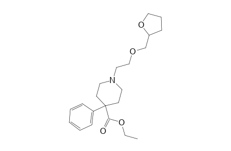 4-Piperidinecarboxylic acid, 4-phenyl-1-[2-[(tetrahydro-2-furanyl)methoxy]ethyl]-, ethyl ester