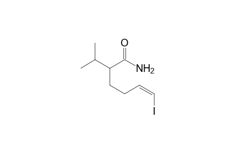 (Z)-6-Iodo-2-isopropylhex-5-enamide