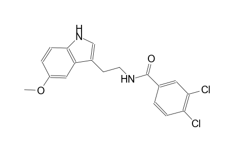 3,4-dichloro-N-[2-(5-methoxy-1H-indol-3-yl)ethyl]benzamide