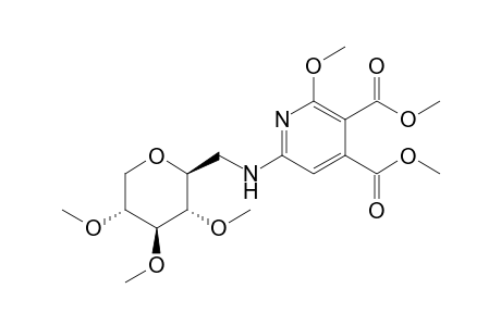 4,5-Dicarbomethoxy-6-methoxy-2-(tri-O-methyl-.beta.-D-xylopyranosyl)methylaminopyridine
