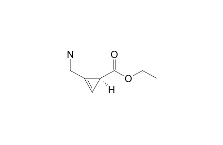 (1S)-2-(aminomethyl)-1-cycloprop-2-enecarboxylic acid ethyl ester