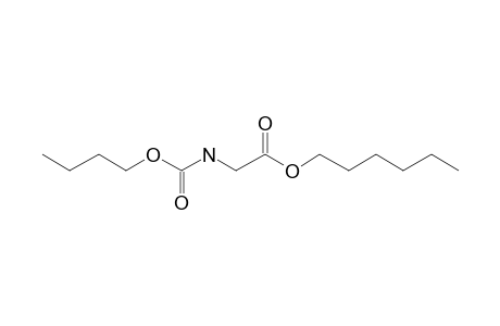 Glycine, N-butoxycarbonyl-, hexyl ester