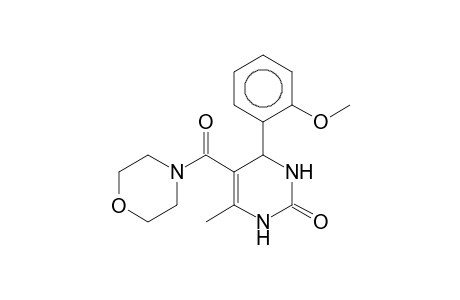 3,4-Dihydro-4-(2-methoxyphenyl)-6-methyl-5-morpholinocarbonyl-2(1H)-pyrimidinone