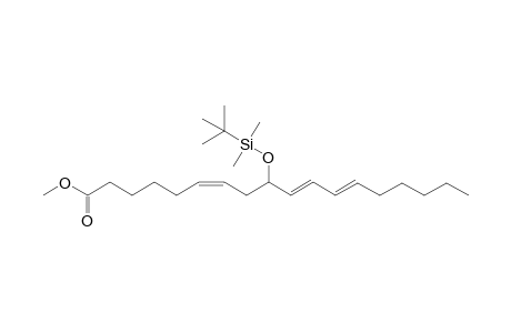 Methyl 9-(tert-butyldimethylsiloxy)octadecan-6(Z),10(E),12(E)-trienoate