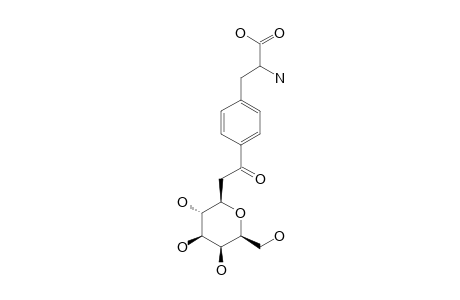 4-C-(3,7-ANHYDRO-1-OXO-1,2-D-GLYCERO-D-GALACTOOCTIT-1-YL)-DL-PHENYLALANINE