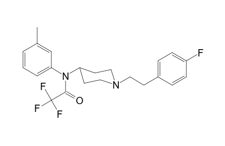 2,2,2-Trifluoro-N-(1-[2-(4-fluorophenyl)ethyl]piperidin-4-yl)-N-3-methylphenylacetamide