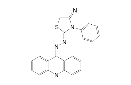 4'-(9,10-DIHYDROACRIDIN-9-YLIDENE)-HYDRAZONO-2'-PHENYL-IMINO-1',3'-THIAZOLIDINE