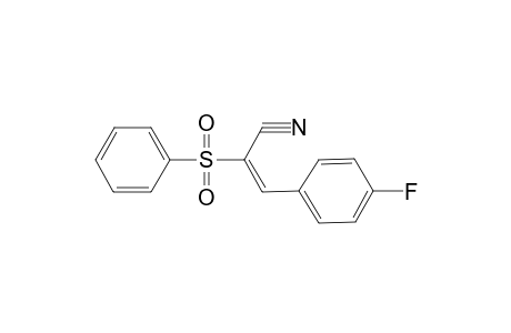 Propennitrile, 3-(4-fluorophenyl)-2-phenylsulfonyl-