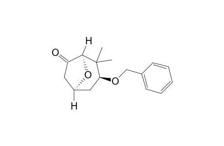 (1S,3S,5R)-3-benzoxy-4,4-dimethyl-8-oxabicyclo[3.2.1]octan-6-one