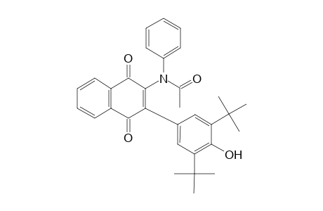 Acetamide, N-[3-[3,5-bis(1,1-dimethylethyl)-4-hydroxyphenyl]-1,4-dihydro-1,4-dioxo-2-naphthalenyl]-N-phenyl-