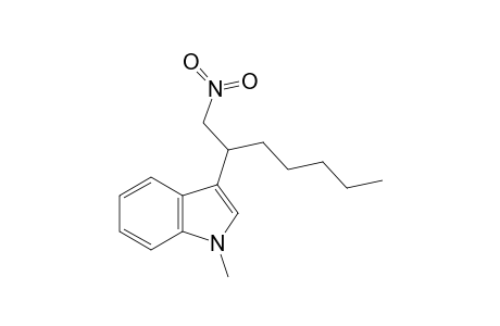3-[1'-Pentyl-2'-nitroethyl]-1(N)-methylindole