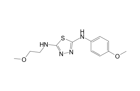 1,3,4-thiadiazole-2,5-diamine, N2-(2-methoxyethyl)-N5-(4-methoxyphenyl)-
