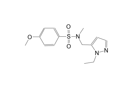 benzenesulfonamide, N-[(1-ethyl-1H-pyrazol-5-yl)methyl]-4-methoxy-N-methyl-