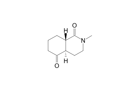 trans-1,5-Dioxo-2-methyl-1,2,3,4,4a,7,8,8a-octahydroisoquinoline