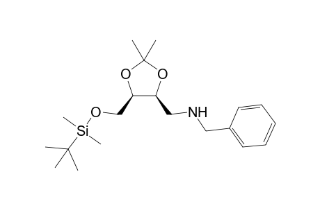 Benzyl {5'-[(t-Butyldimethylsilyloxy)methyl]-2',2'-dimethyl-1',3'-dioxolan-4'-yl]methyl] Amine