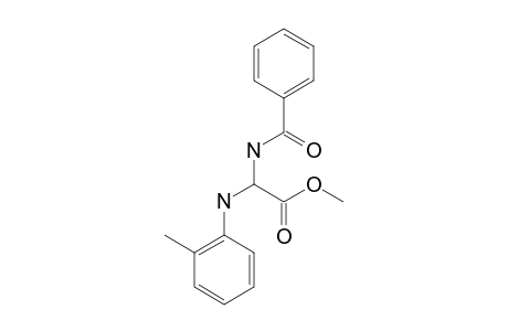 METHYL-2-BENZAMIDO-2-(ORTHO-TOLYLAMINO)-ACETATE