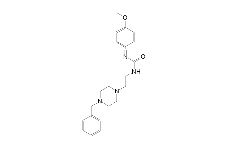 urea, N-(4-methoxyphenyl)-N'-[2-[4-(phenylmethyl)-1-piperazinyl]ethyl]-