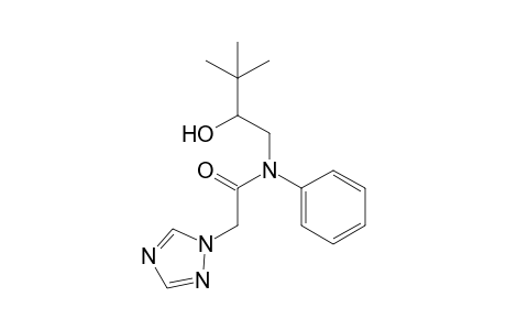 N-(2-hydroxy-3,3-dimethylbutyl)-N-phenyl-2-(1H-1,2,4-triazol-1-yl)acetamide