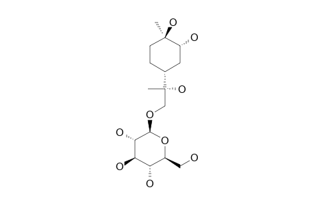 REL-(1R,2R,4R,8S)-PARA-MENTHANE-1,2,8,9-TETROL-9-O-BETA-D-GLUCOPYRANOSIDE