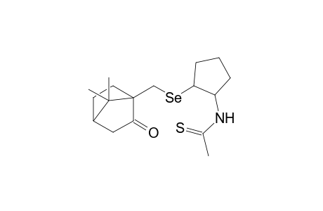 1-(Camphorseleno)-2-(thioacetamido)cyclopentane