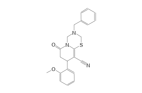 2H,6H-pyrido[2,1-b][1,3,5]thiadiazine-9-carbonitrile, 3,4,7,8-tetrahydro-8-(2-methoxyphenyl)-6-oxo-3-(phenylmethyl)-