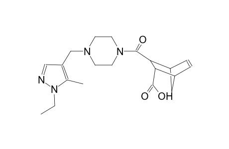 bicyclo[2.2.1]hept-5-ene-2-carboxylic acid, 3-[[4-[(1-ethyl-5-methyl-1H-pyrazol-4-yl)methyl]-1-piperazinyl]carbonyl]-