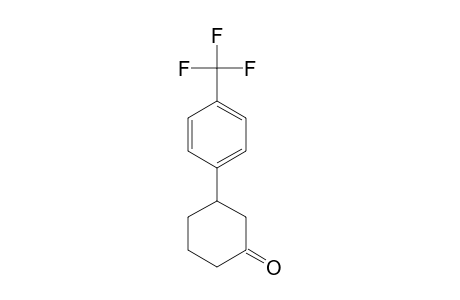 3-[4-(Trifluoromethyl)phenyl]cyclohexanone