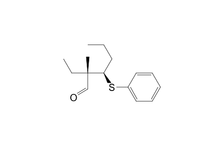 Hexanal, 2-ethyl-2-methyl-3-(phenylthio)-, (R*,S*)-