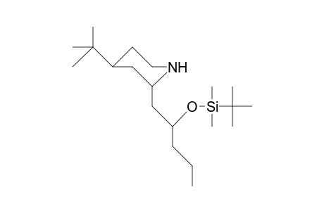 trans-4-tert-Butyl-2-(2-[T-butyl-dimethyl-silyloxy]-pentyl)-piperidine