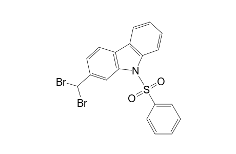 2-[bis(bromanyl)methyl]-9-(phenylsulfonyl)carbazole