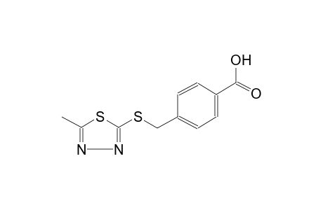 benzoic acid, 4-[[(5-methyl-1,3,4-thiadiazol-2-yl)thio]methyl]-