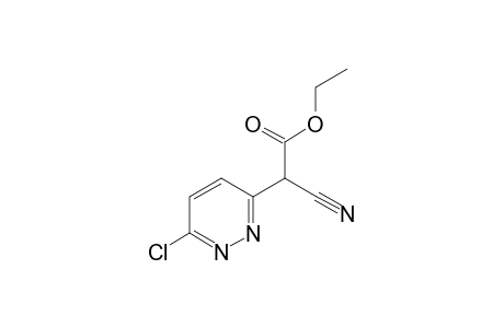 2-(6-Chloro-3-pyridazinyl)-2-cyanoacetic acid ethyl ester