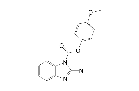 4-METHOXYPHENYL-2-AMINO-1H-BENZIMIDAZOLE-1-CARBOXYLATE