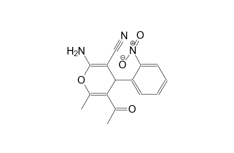 5-acetyl-2-amino-6-methyl-4-(2-nitrophenyl)-4H-pyran-3-carbonitrile