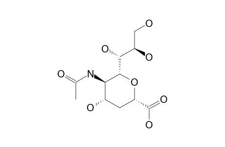 (2S,4S,5R,6R)-5-acetamido-4-hydroxy-6-[(1R,2R)-1,2,3-trihydroxypropyl]oxane-2-carboxylic acid