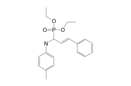 DIETHYL-1-[N-(4-METHYLPHENYL)-AMINO]-3-PHENYL-2-PROPENYL-PHOSPHONATE