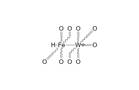 Hydrido-tetracarbonyl iron pentacarbonyl tungsten anion