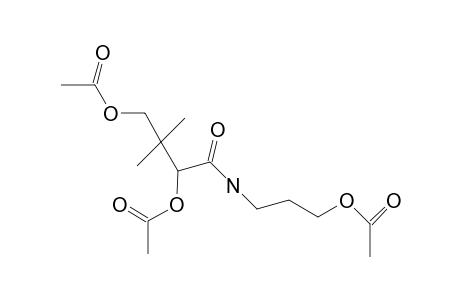3-[(2,4-diacetoxy-3,3-dimethyl-butanoyl)amino]propyl acetate