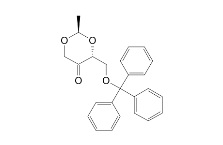 (2R,4R)-2-Methyl-4-(trityloxymethyl)-1,3-dioxan-5-one